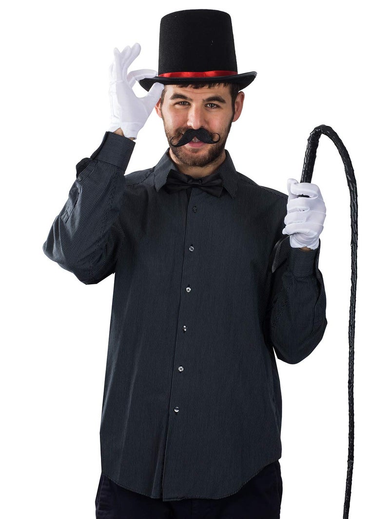 Tigerdoe Ringmaster Costume Accessories - Ringmaster Hat - 5 Accessories - Circus Party Supplies Black - Image 2